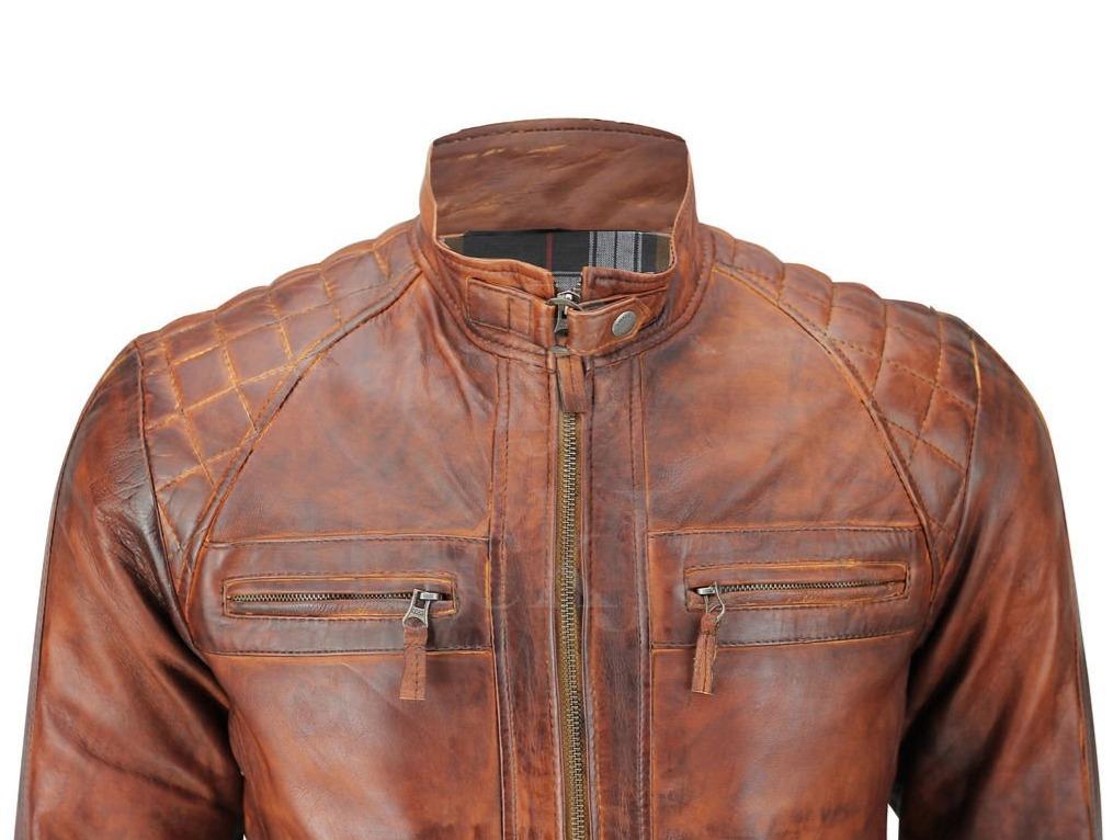 WOMEN'S LEATHER MILITARY STYLE GENUINE BUFFALO LEATHER JACKET GREAT PRICE